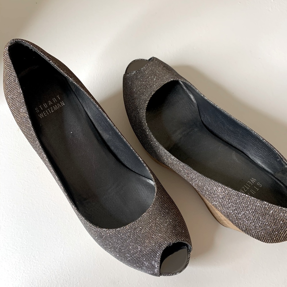 Stuart Weitzman Platform Wedges Size 8 - image 4
